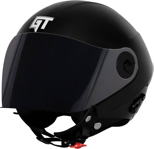Steelbird SBH-64 GT Reflector ISI Certified Open Face Helmet for Women and Men Motorbike Helmet