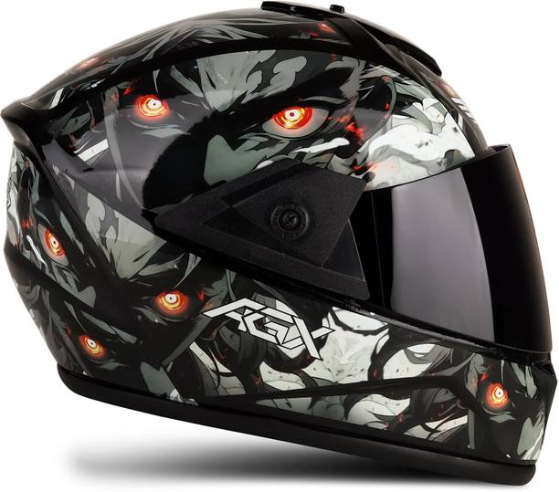 Agx Fighter Demon ABS Material Full Face Unisex Helmet Motorbike Helmet