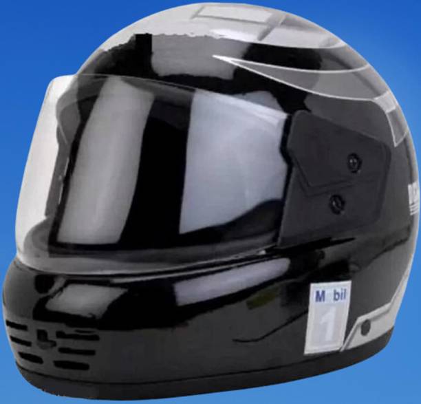 KIN Full Face Helmet_ISI certified_Silver59 Motorbike Helmet
