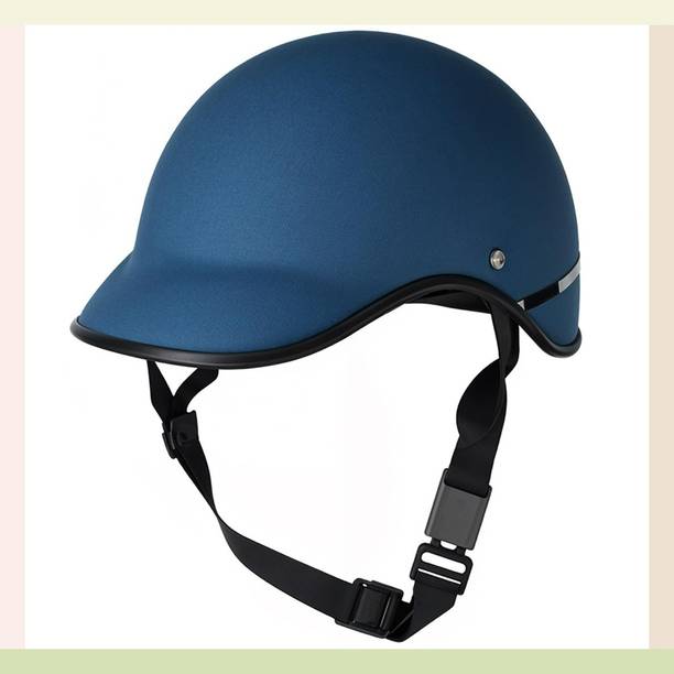 Anjana Blue Mini Cap Unisex helmet pack 1 Motorbike Helmet