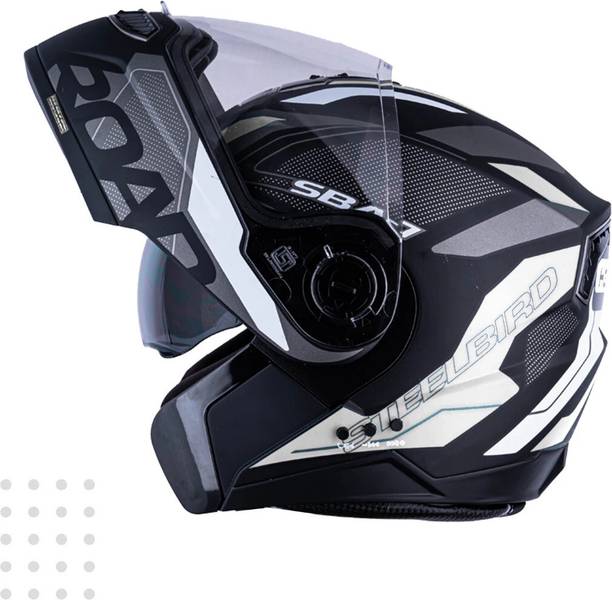 HEADFOX N2 Air 7 Smart BT GPS | Music | Calls | Waterproof | Voice Asst. Road DV Men Motorsports Helmet