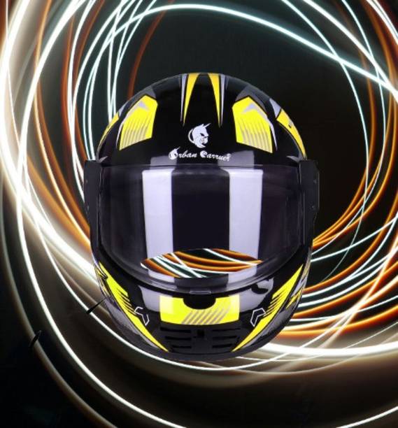 urban carrier ABS Material Full Face Rainbow Visor Helmet, UV Scratch Resistance(J57) Motorbike Helmet