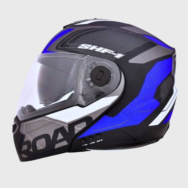 HEADFOX N2 Air 7 Smart Bluetooth GPS | Music | Calls | Waterproof | Voice Asst. Road DV Motorbike Helmet