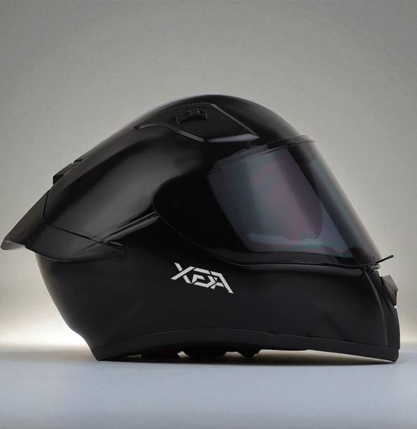 FOROLY Bolt ABS Material, with Sunvisor, Unbreakable PC Visor (PP-1) Motorbike Helmet