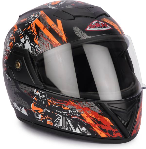 SRH ISI Approved Full Face Motorcycle Helmet|Stylish Bike Riding Helmet Motorbike Helmet