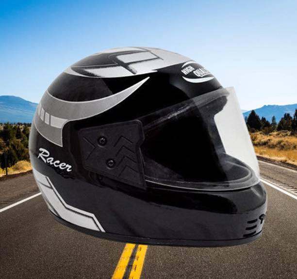 KIN Full Face Helmet_ISI certified_Silver37 Motorbike Helmet