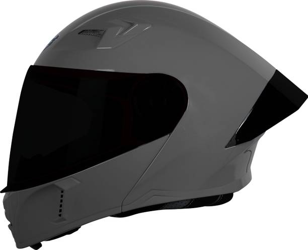 Steelbird SBA-20 7Wings ISI Certified Flip-Up Helmet for Men & Women with Inner Sun Shield Motorbike Helmet
