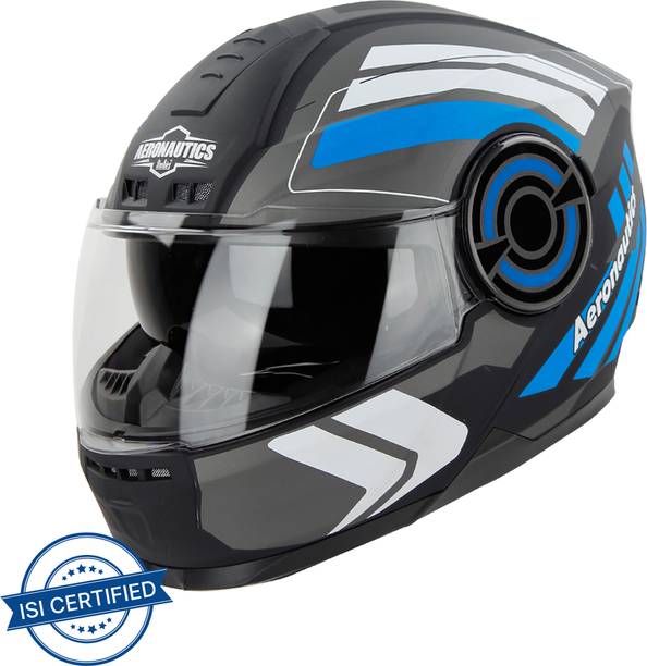 Steelbird ISI Certified Full Face Graphic Helmet for Men with Inner Sun Shield Motorbike Helmet