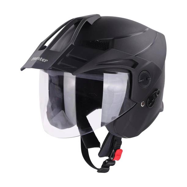 Steelbird SBH-23 Hunter ISI Certified Open Face Helmet Motorbike Helmet