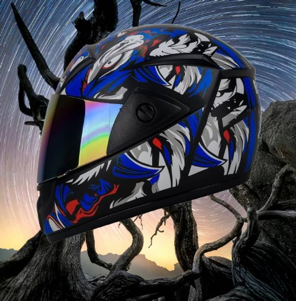urban carrier ABS Material Full Face Rainbow Visor, UV Scratch Resistance Motorbike Helmet