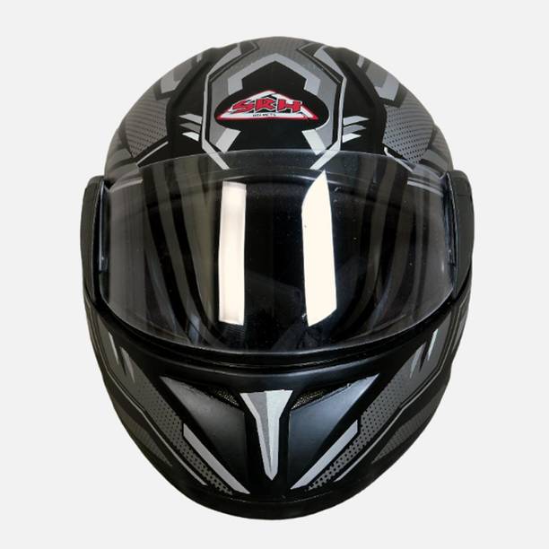 SRH Silver Jali Motorsports Helmet