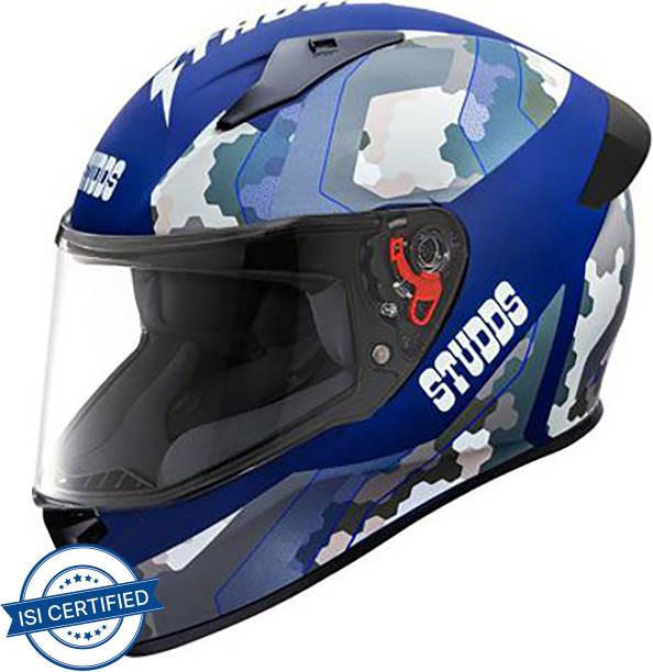 STUDDS Thunder D5 with Clear Visor Motorbike Helmet