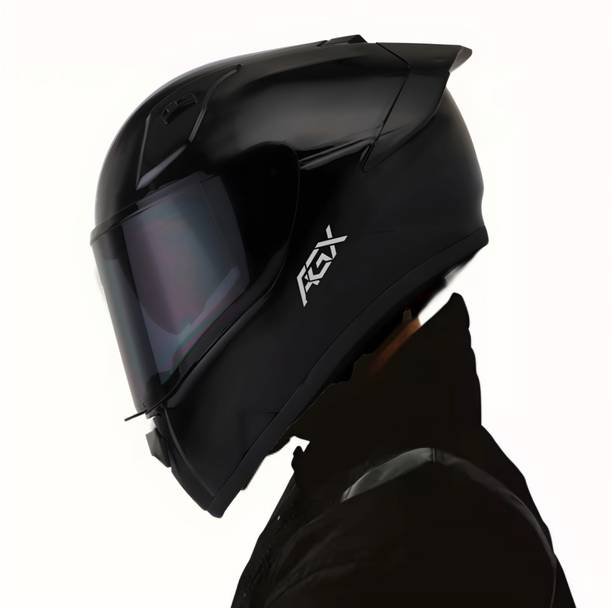 Agx Bolt with Unbreakable Visor and Sunvisor with Spoiler ABS Material Unisex Motorbike Helmet