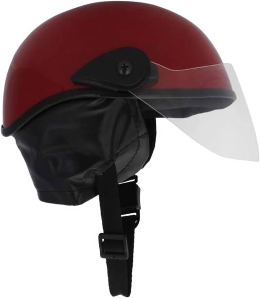 Anjana ALL MULTIPURPOSE UNISEX HELMET FOR MOTORBIKE (RED GLOSSY) Motorbike Helmet