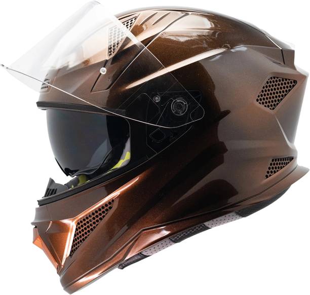 Steelbird SBH-25 Breeze On Ombre 7Wings ISI Certified Full Face Helmet for Men & Women Motorbike Helmet