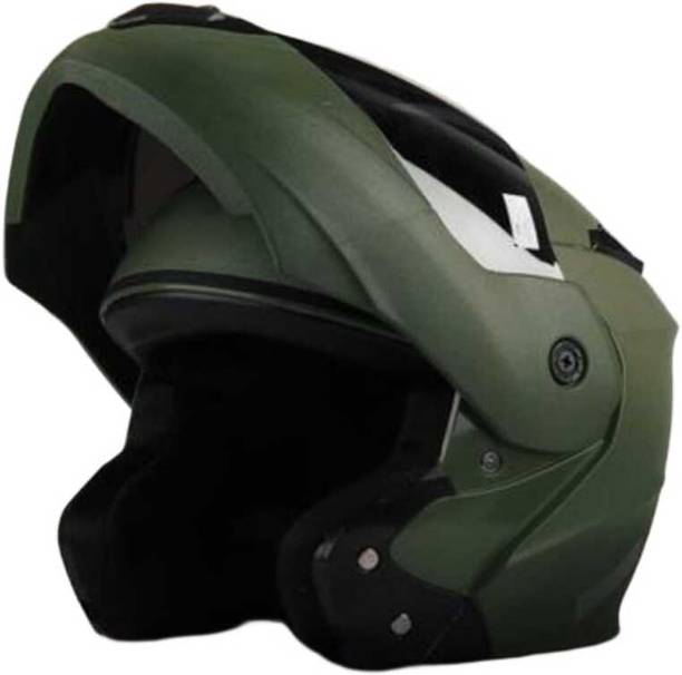 Racing-1 ABS Material Unisex with Unbreakable Visor Motorbike Helmet