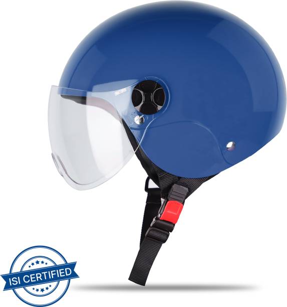 Steelbird SBH-16 Dex ISI Certified Open Face Helmet Motorbike Helmet