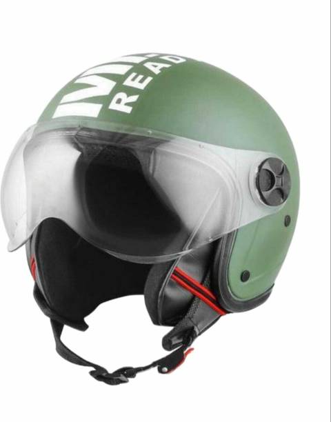 Racing-1 Bullet ISI Certified Open Face Helmet for Men & Women Motorbike Helmet