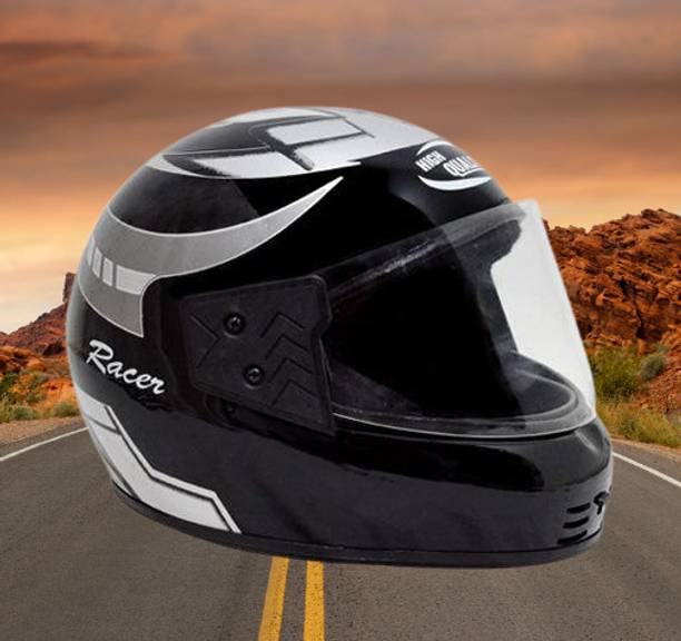 KIN Full Face Helmet_ISI certified_Silver20 Motorbike Helmet