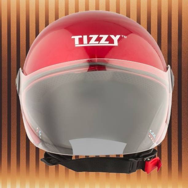 TIZZY Half Face ISI Marked High Material for Men & Women & Boy & Girl Scooty Motorbike Helmet