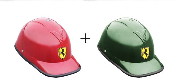 stiss Combo Vintage Motorcycle Helmet Men & Women Adults Open-Face Helmets (Pack of 2) Motorbike Helmet