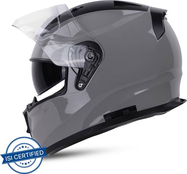 IGNYTE IN-7 ECE 22.06/ISI/DOT Certified Full Face Helmet with Inner Smoke Sun Shield Motorbike Helmet