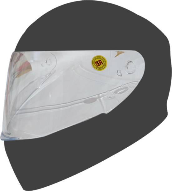 STUDDS Visor for Crest & Crest Eco Clear Visor for all models Visor for Crest Motorbike Helmet