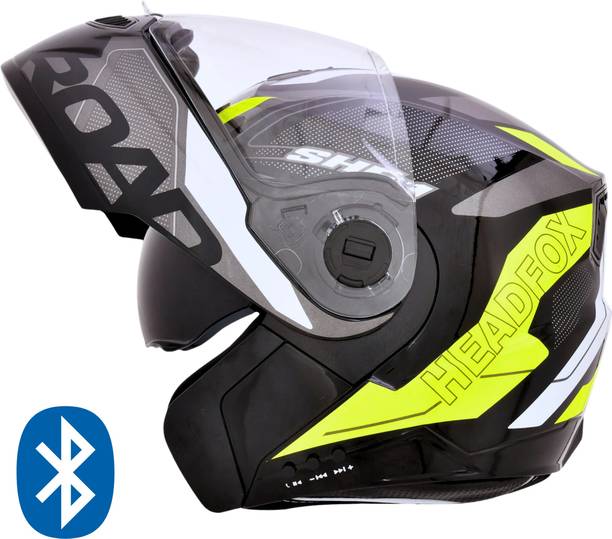 HEADFOX N2 Air 7 Smart Bluetooth Waterproof | Music | GPS | Calls | Voice Asst. Road DV Motorsports Helmet