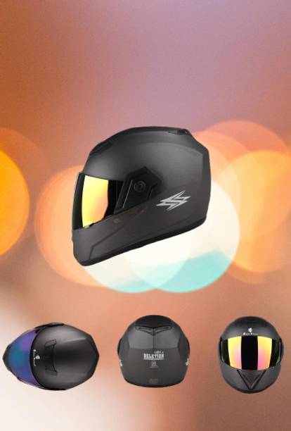 urban carrier ABS Material Full Face Rainbow Visor, UV Scratch Resistance Motorbike Helmet