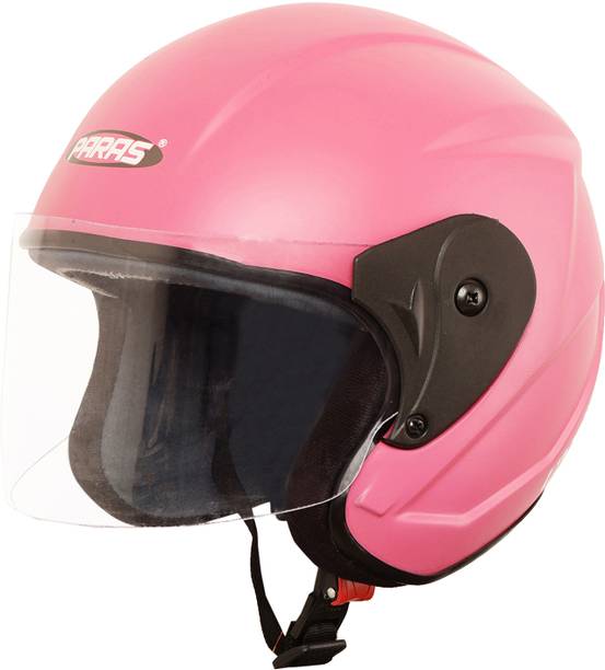 manyas Clasic Open Face ISI Certified Designed Moterbike scooty safety Pink Motorbike Helmet