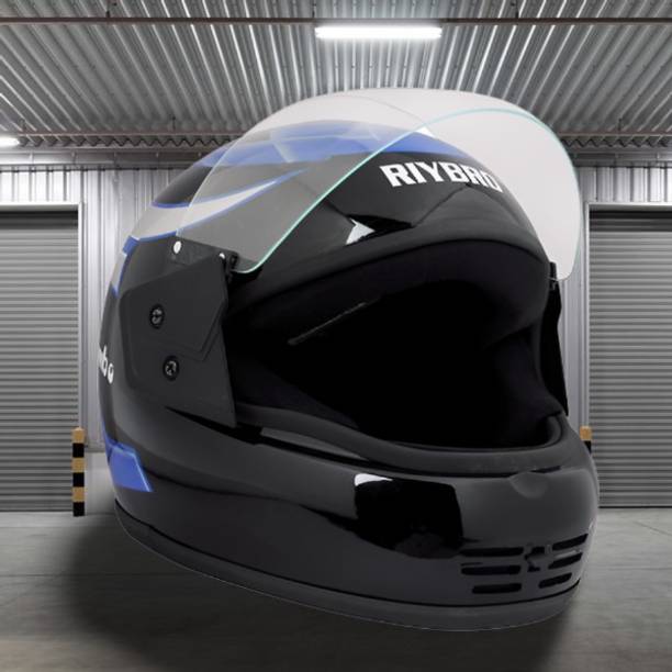 Riybro Full Face ISI Marked High Material with Adjustable strap for Men & Boy Riding Motorbike Helmet