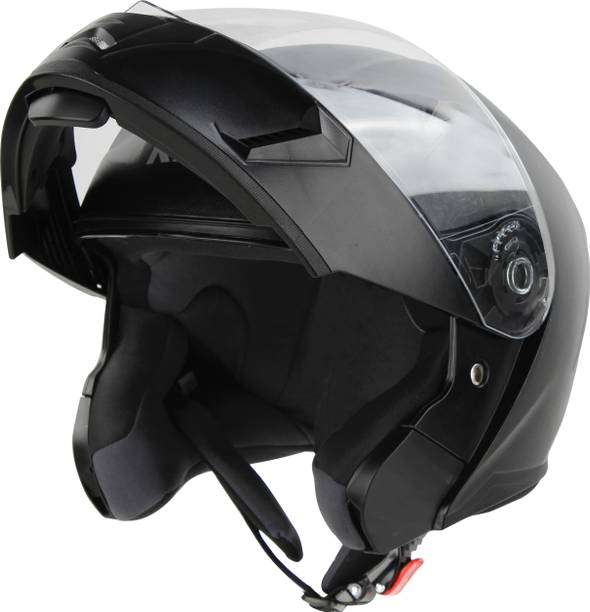 Steelbird SBA-19 R2K HI-QUALITY FLIP-UP BLACK 600 MM Motorbike Helmet