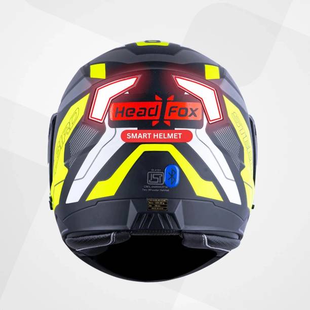 हेडफोक्स N2 Air 7 Smart Bluetooth GPS | Music | Calls | Waterproof | Voice Asst. Road DV हेलमेट