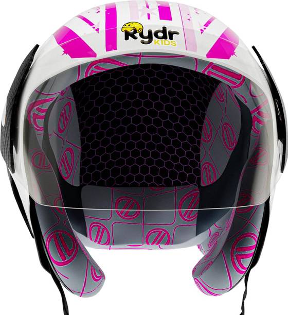 RYDR Bloom Dot Nova Kids Riding Edition for Age 7-13 Years Lightweight Motorbike Helmet