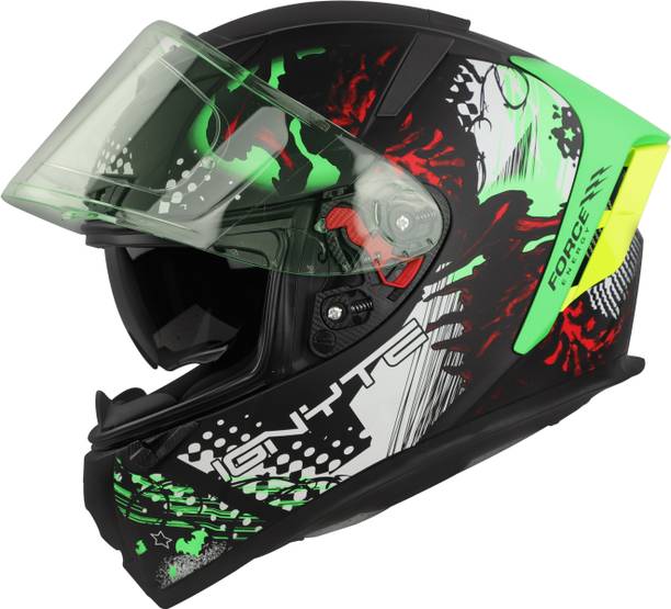 IGNYTE IGN-4 Demon ISI/DOT Certified Double Visor Full Face Graphic Helmet Motorbike Helmet