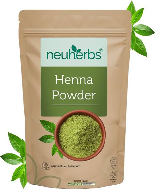 Neuherbs Henna Powder For Hair Growth & Hair Colour With No Artificial Colour & Additives