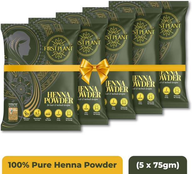 FIRST PLANT Premium Rajasthani HENNA POWDER, ORGANIC Henna for Hair Colour and Hair Care