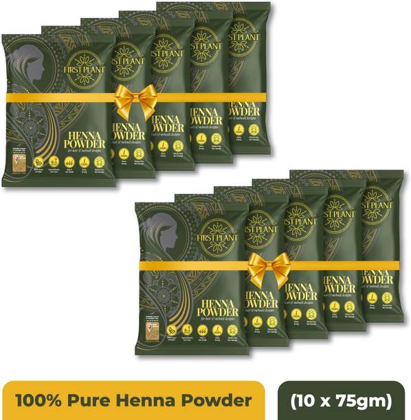 FIRST PLANT Premium Rajasthani HENNA POWDER, ORGANIC Henna for Hair Colour and Hair Care