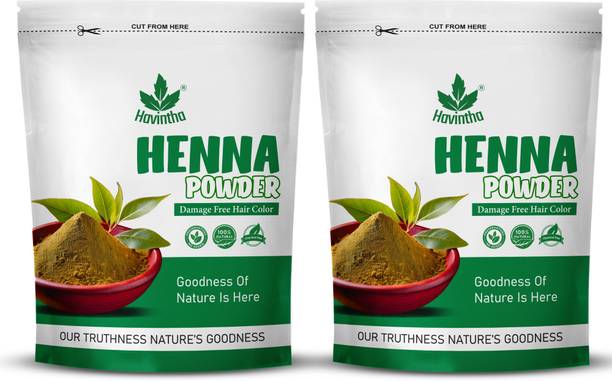 Havintha Natural Henna Powder for Hair Color, Shiny, Smoothning, Conditioning
