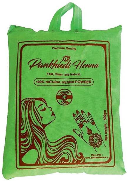 Pankhudi 100% Natural Triple Filtered henna powder for hand 400 g m
