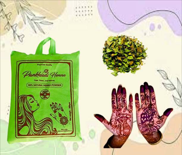 Pankhudi Pure & Natural Henna Powder – 100gm | Chemical-Free Hair Color