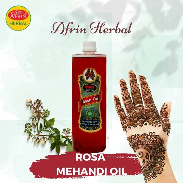 Afrin Henna Mahendi Rosa Oil For Making Mahendi cones - 200 ml
