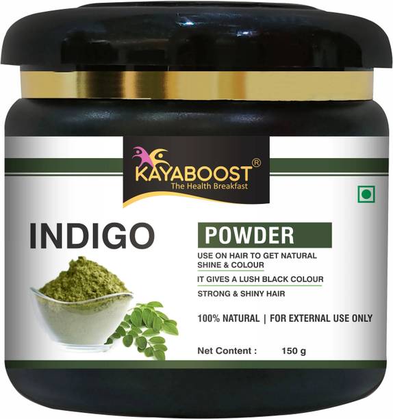 KAYABOOST Indigo Powder Henna, Indigofera Tinctoria for Hair Color & Hair Care
