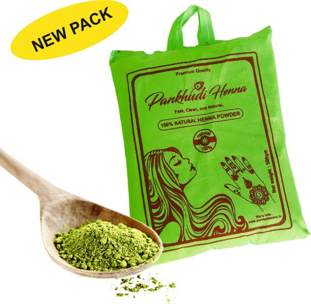 Pankhudi Rajasthani sojat Henna Leaves Powder/Mehandi for Hair and Hand Natural Mehendi