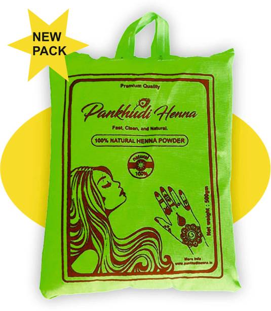 Pankhudi Henna 100% Natural Mehandi Powder For Men And Women Natural Mehendi