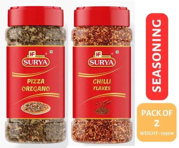 Surya PIZZA OREGANO AND CHILLI FLAKES COMBO 105gm