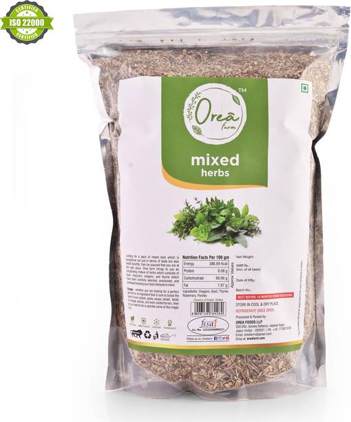 OREA farm Mixed Herb | Blend of Oregano,Basil,Thyme,Rosemary & Parsley Herb | Zipper