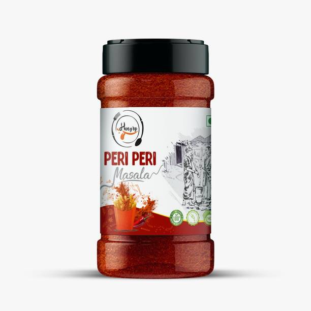 hungry? Peri Peri Masala – Spicy & Zesty Blend for Pizza, Pasta, Corn, Makhana & Mor