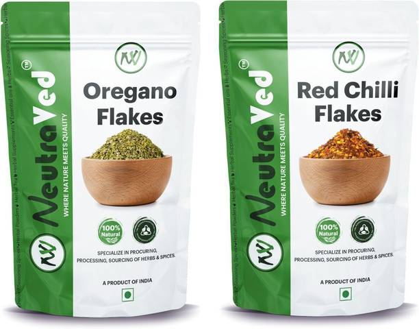 NeutraVed Combo Oregano 35 gm and Chilli Flakes 50g