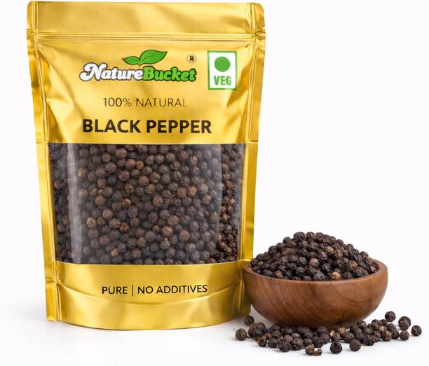 nature bucket Black Pepper (Kali Mirch) | Piper nigrum | 100% Pure